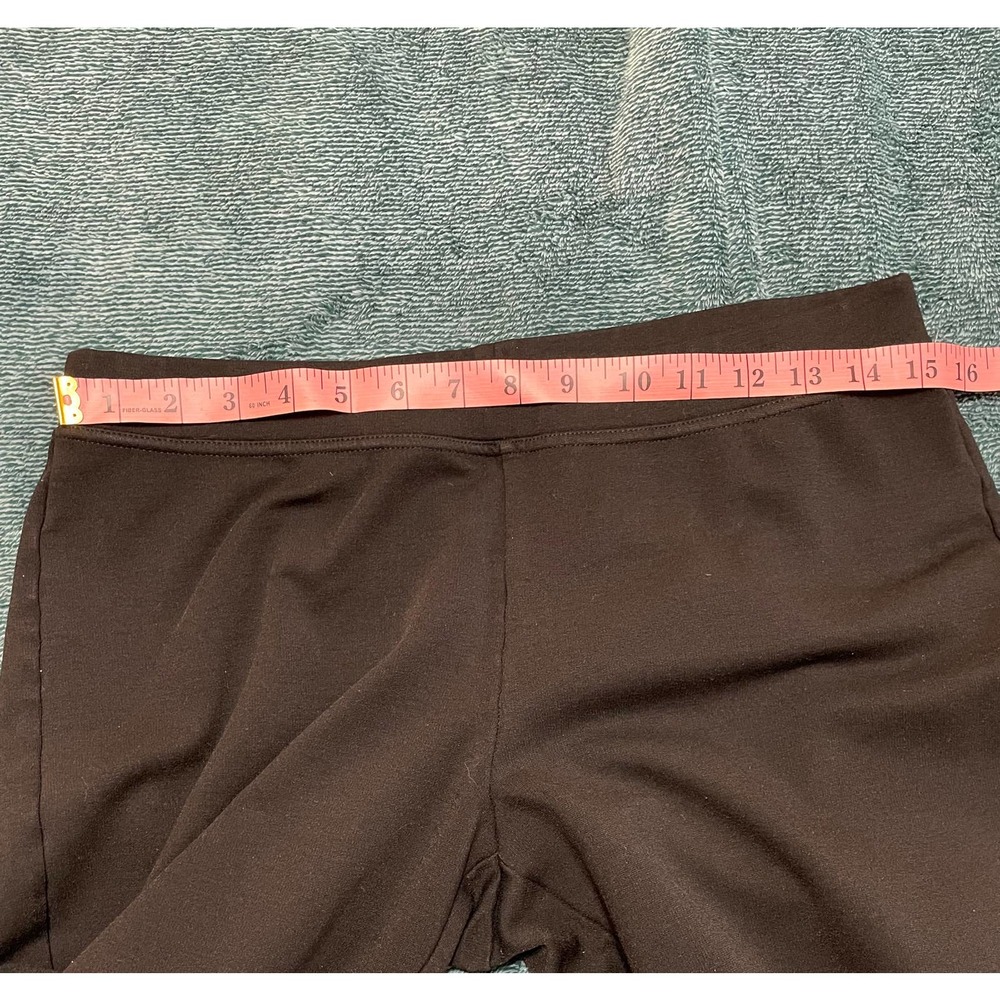 Eileen Fisher Black straight Dress Pants washable Thick Heavy Small - Picture 8 of 11